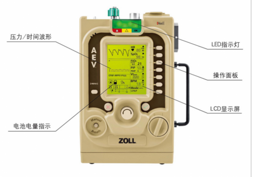 美國(guó)卓爾ZOL LAEV轉(zhuǎn)運(yùn)呼吸機(jī)